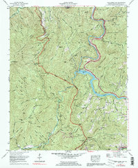 Cove Creek Gap 1967 topographic map thumbnail