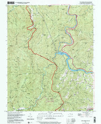 Cove Creek Gap 1997 topographic map thumbnail