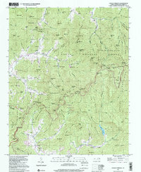 Craggy Pinnacle 1997 topographic map thumbnail