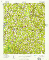 Creedmoor 1943 topographic map thumbnail