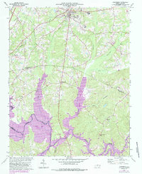 Creedmoor 1974 topographic map thumbnail