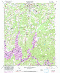 Creedmoor 1974 topographic map thumbnail