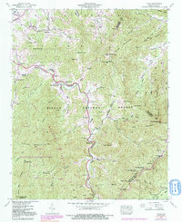 Cruso 1941 topographic map thumbnail