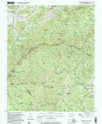 Dunsmore Mountain 1997 topographic map thumbnail
