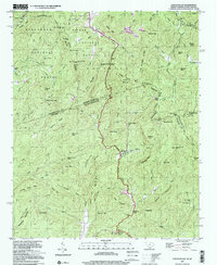 Eastatoe Gap 1997 topographic map thumbnail