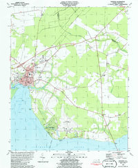 Edenton 1981 topographic map thumbnail