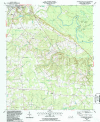 Elizabethtown South 1987 topographic map preview