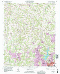 Enochville 1993 topographic map thumbnail