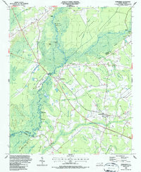 Evergreen 1986 topographic map thumbnail