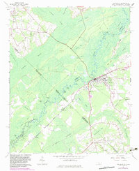 Fair Bluff 1962 topographic map thumbnail