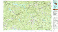 Fontana Lake topographic map thumbnail