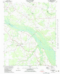 Fort Barnwell 1983 topographic map thumbnail
