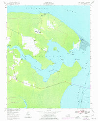 Fort Landing 1953 topographic map thumbnail