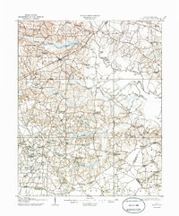 Four Oaks 1908 topographic map thumbnail