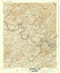 Fowler Bend 1938 topographic map thumbnail