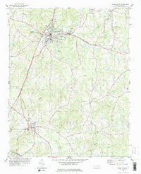 Franklinton 1978 topographic map thumbnail