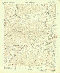Franklin 1946 topographic map thumbnail