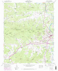 Franklin 1946 topographic map thumbnail