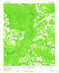 Freeland 1943 topographic map thumbnail