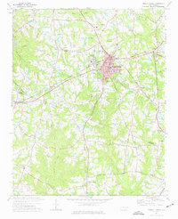 Fuquay-Varina 1974 topographic map thumbnail