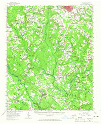 Garland 1959 topographic map thumbnail