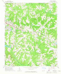 Garner 1964 topographic map thumbnail