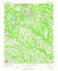 Garner 1964 topographic map thumbnail