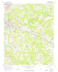 Garner 1964 topographic map thumbnail