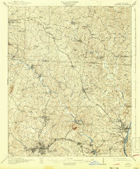 Gastonia 1916 topographic map thumbnail