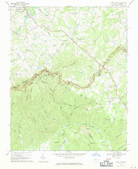 Glade Valley 1968 topographic map thumbnail