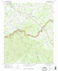 Glade Valley 1968 topographic map thumbnail