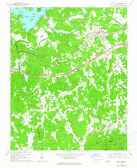 Glen Alpine 1962 topographic map preview
