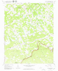Glendale Springs 1967 topographic map thumbnail