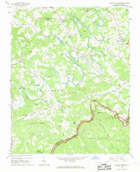 Glendale Springs 1967 topographic map thumbnail