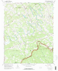 Glendale Springs 1967 topographic map thumbnail