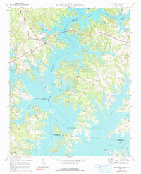 Lake Norman North 1970 topographic map thumbnail