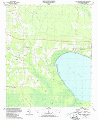 Lake Waccamaw West 1987 topographic map preview