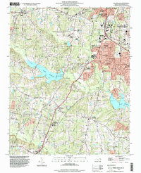 Lake Wheeler 1993 topographic map thumbnail