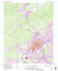 Lenoir 1993 topographic map thumbnail