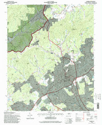Lenoir 1994 topographic map thumbnail
