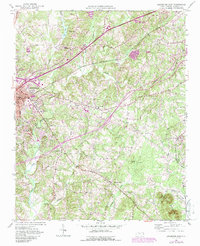 Lexington East 1950 topographic map thumbnail