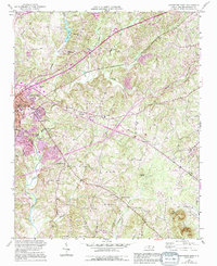 Lexington East 1950 topographic map thumbnail