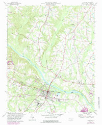 Lillington 1978 topographic map thumbnail