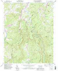 Linville Falls 1994 topographic map thumbnail