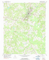 Louisburg 1978 topographic map thumbnail