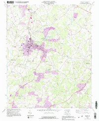 Maiden 1993 topographic map thumbnail