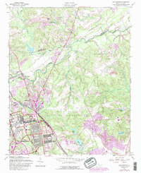Manchester 1957 topographic map thumbnail