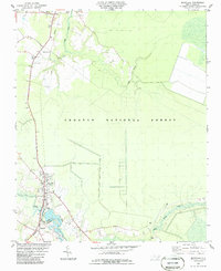 Maysville 1984 topographic map thumbnail