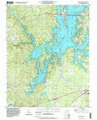 Merry Oaks 1993 topographic map thumbnail