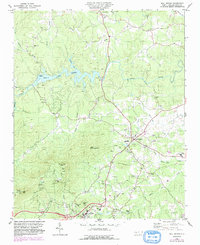 Mill Spring 1982 topographic map thumbnail